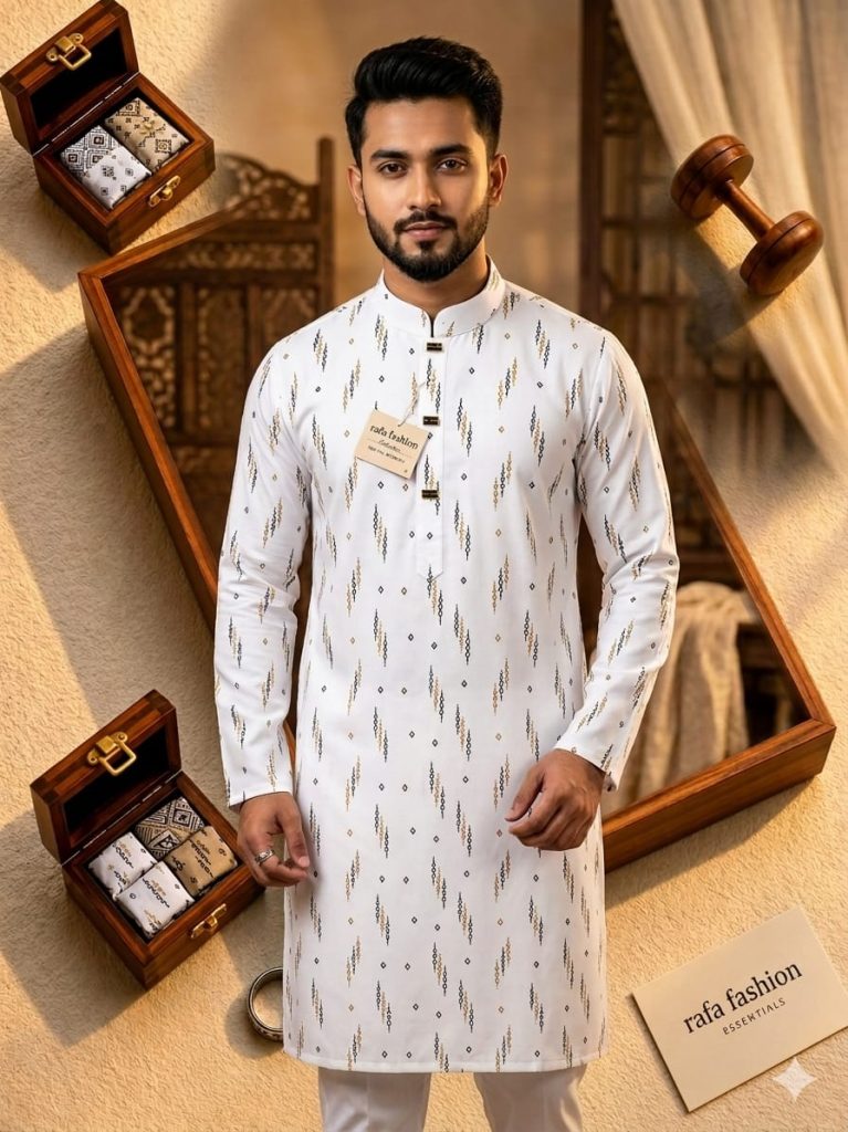 ১০০% সুতি (Cotton) প্রিমিয়াম পাঞ্জাবি Code-61